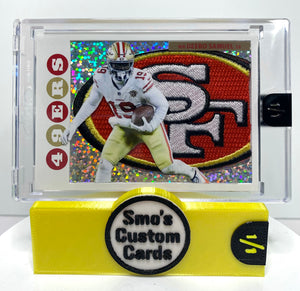 Deebo Samuel 2008 Topps Throwback Sparkle 49ers Patch 1/1