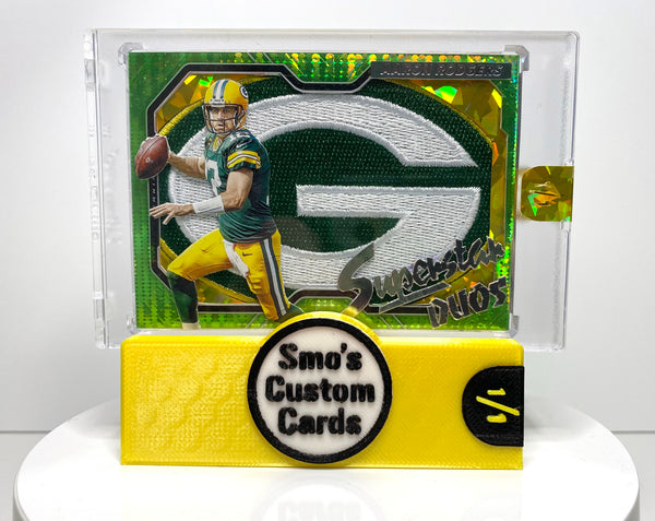 Superstar Duos Aaron Rodgers / Davante Adams Dual Sided Packers 1/1