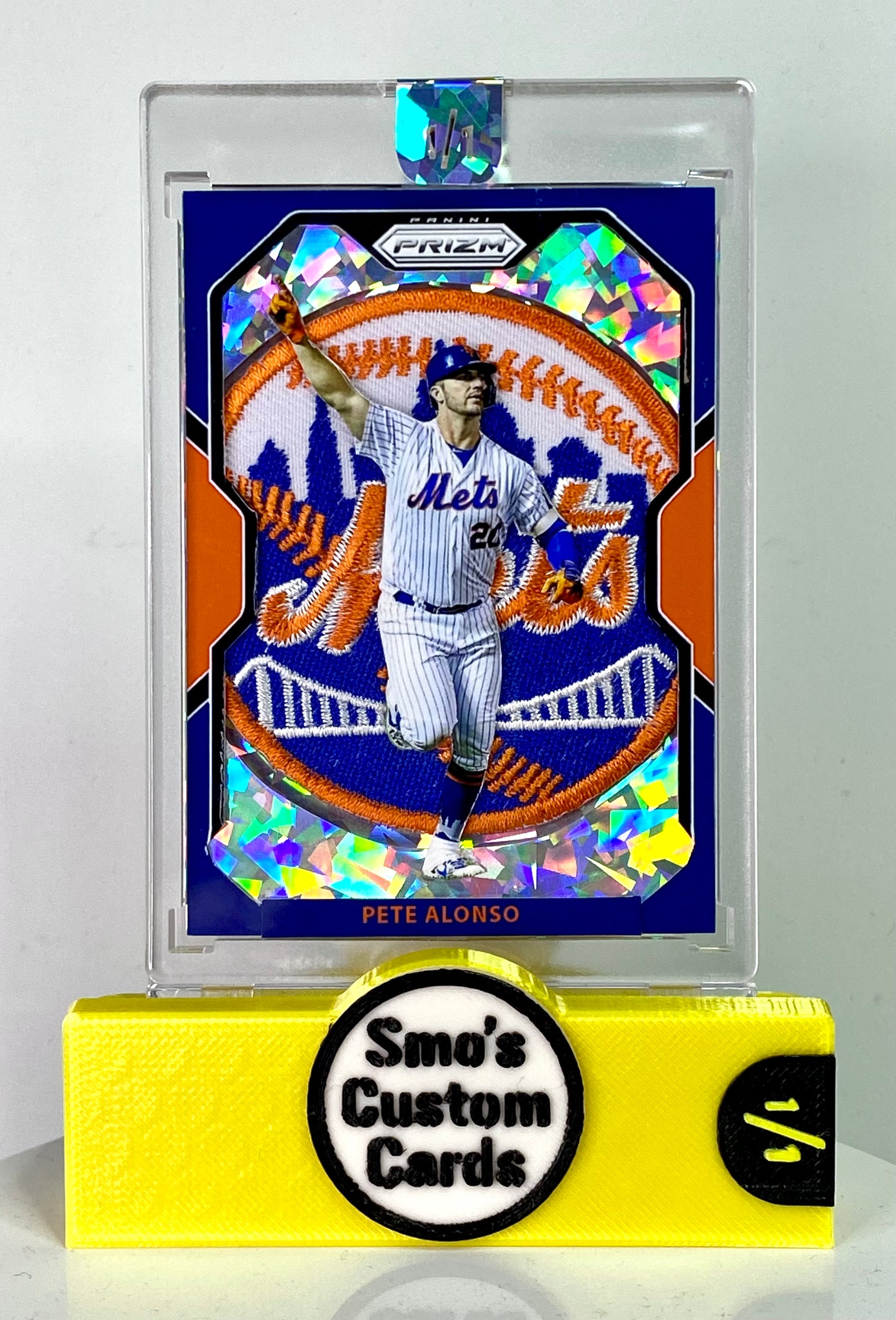 Pete Alonso Cracked Ice Mets Patch 1/1