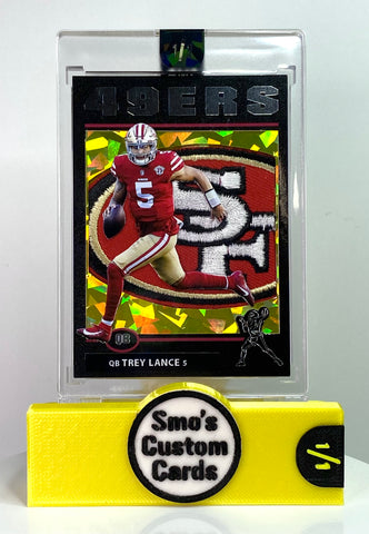 Trey Lance 2008 Topps Black 49ers Patch 1/1