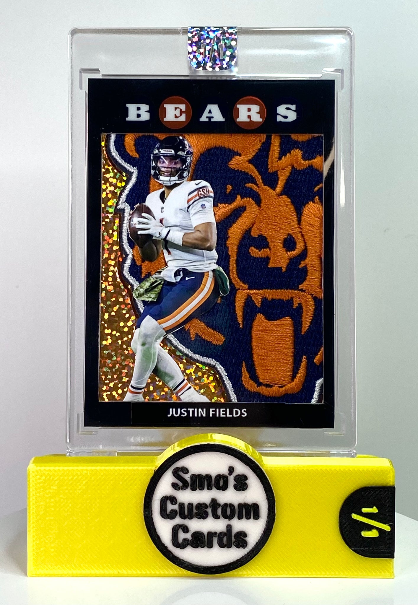 Justin Fields 2008 Topps Chrome Bears Patch 1/1