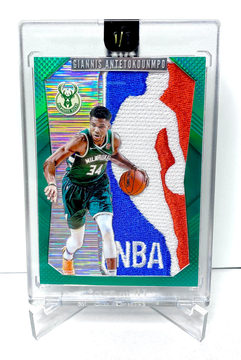 Giannis Antetokounmpo Shimmer Logoman Patch 1/1 – Smo's Custom Cards