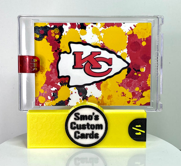Patrick Mahomes Diving Throw Chiefs Colorburst 1/1