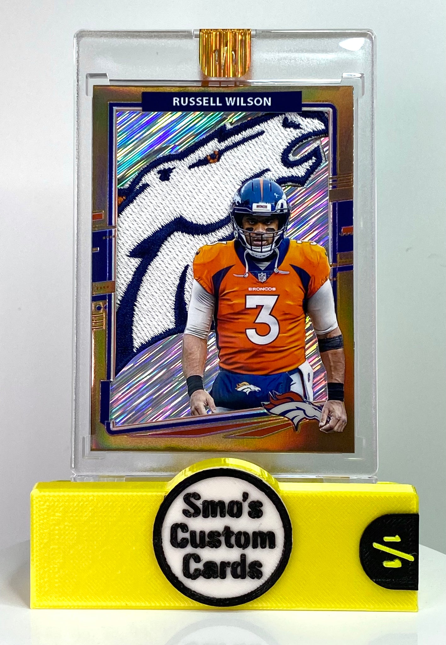Russell Wilson Optic Bronze Broncos Patch 1/1