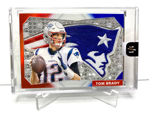 Tom Brady Patriots Silver Legend Team Patch 1/1