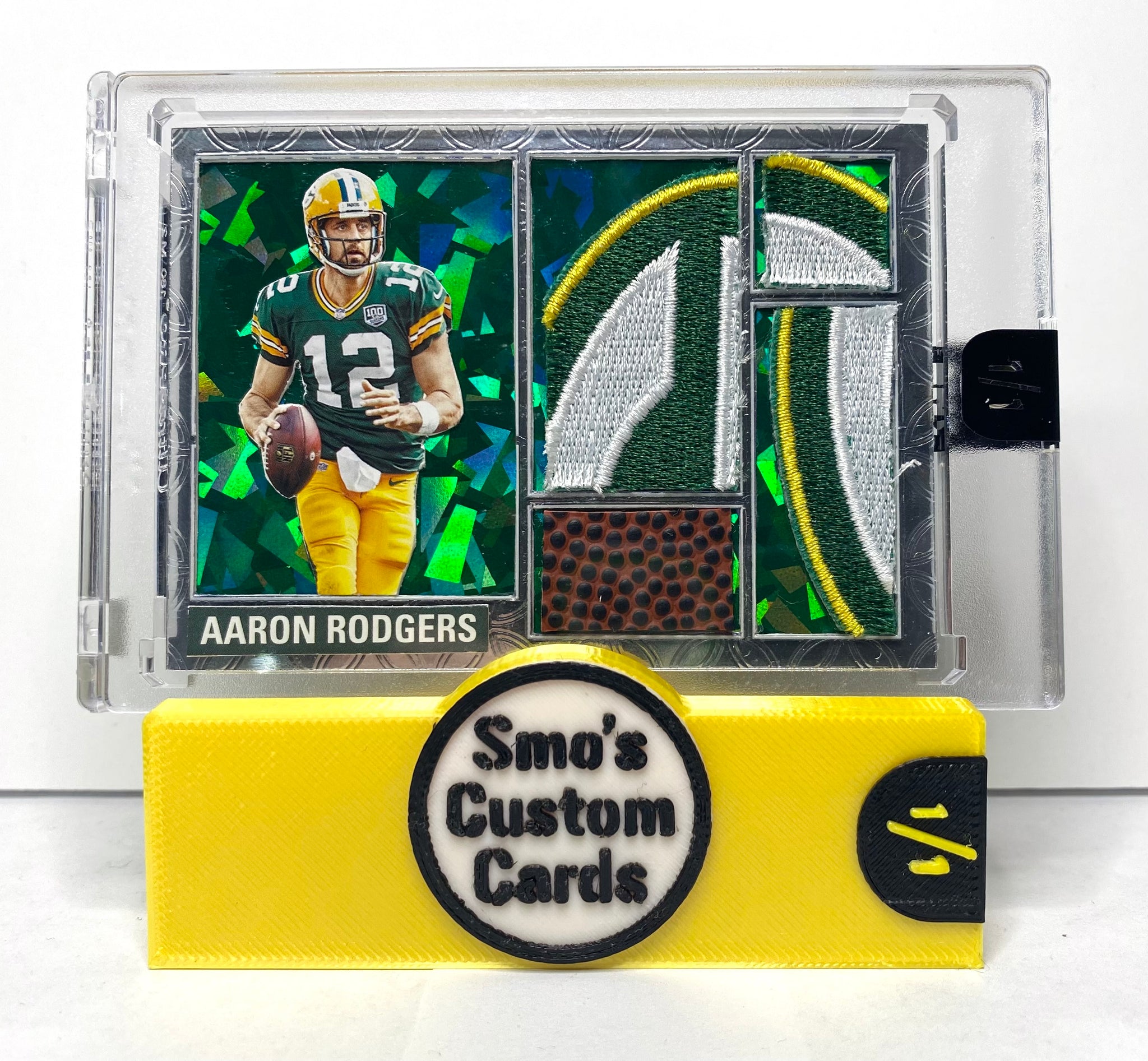 Aaron Rodgers Green Ice Packers Montage 1/1