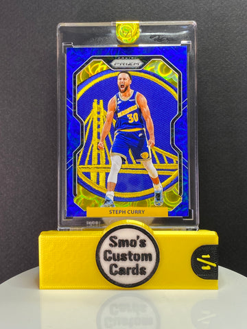 Steph Curry Prizm Blue Scope Warriors Patch 1/1