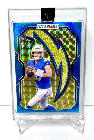 Justin Herbert Gold Mosaic Team Patch 1/1