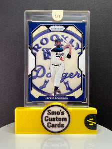 Jackie Robinson Brooklyn Dodgers Throwback Patch 1/1