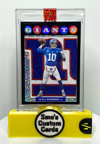 Eli Manning 2008 Topps Chrome NY Giants Patch 1/1