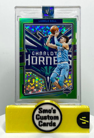 Lamelo Ball Optic Lime Green Hornets Patch 1/1