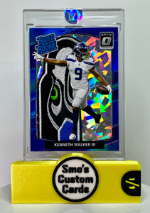 Kenneth Walker Optic Purple Rated Rookie Seahawks Patch 1/1