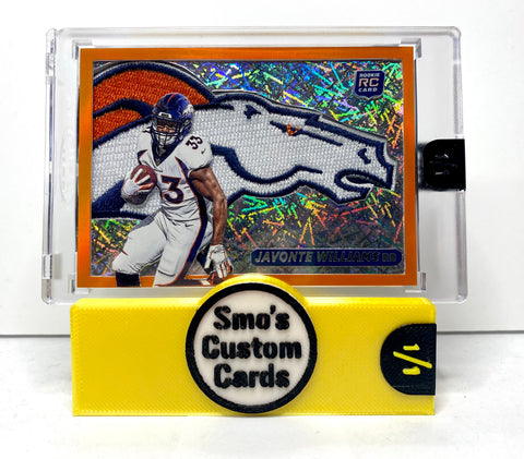 Javonte Williams Laser Broncos Patch 1/1