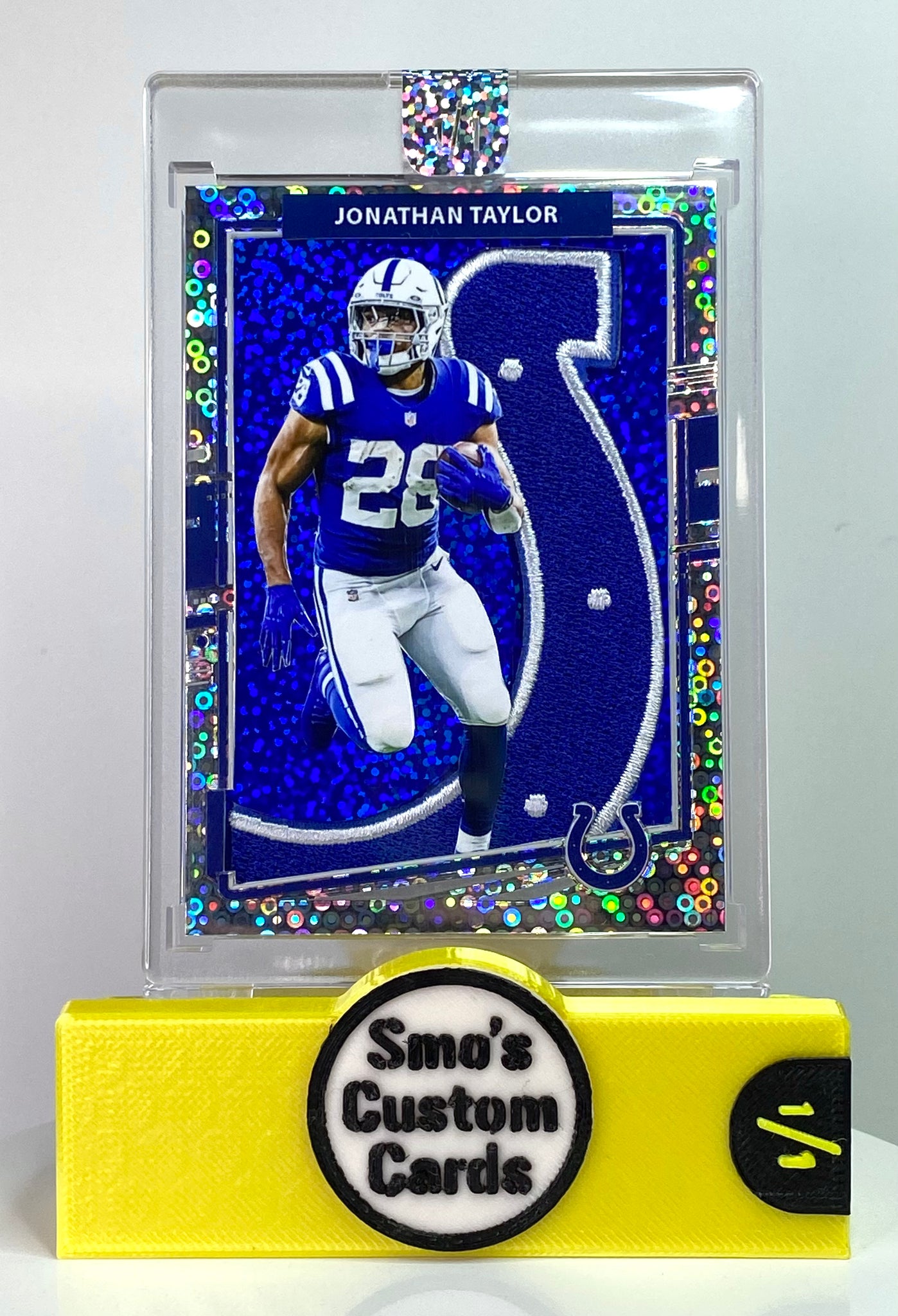 Jonathan Taylor Optic Disco Colts Patch 1/1