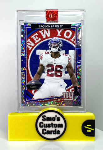 Saquon Barkley Optic Disco NY Giants Patch 1/1