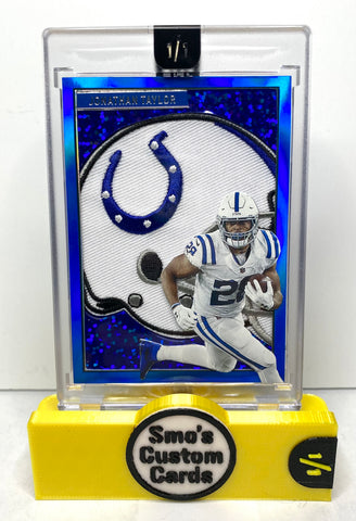 Jonathan Taylor Blue Sparkle Colts Patch 1/1