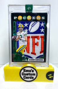 Aaron Rodgers 2008 Chrome Throwback NFL Shield 1/1