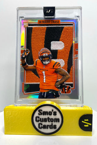 Ja’Marr Chase Optic Holo Black Ice “Bye Cheifs” Bengals B Patch 1/1