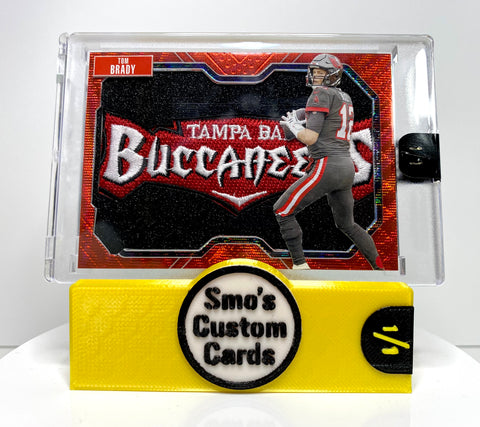 Tom Brady Black Glitter Bucs Patch 1/1