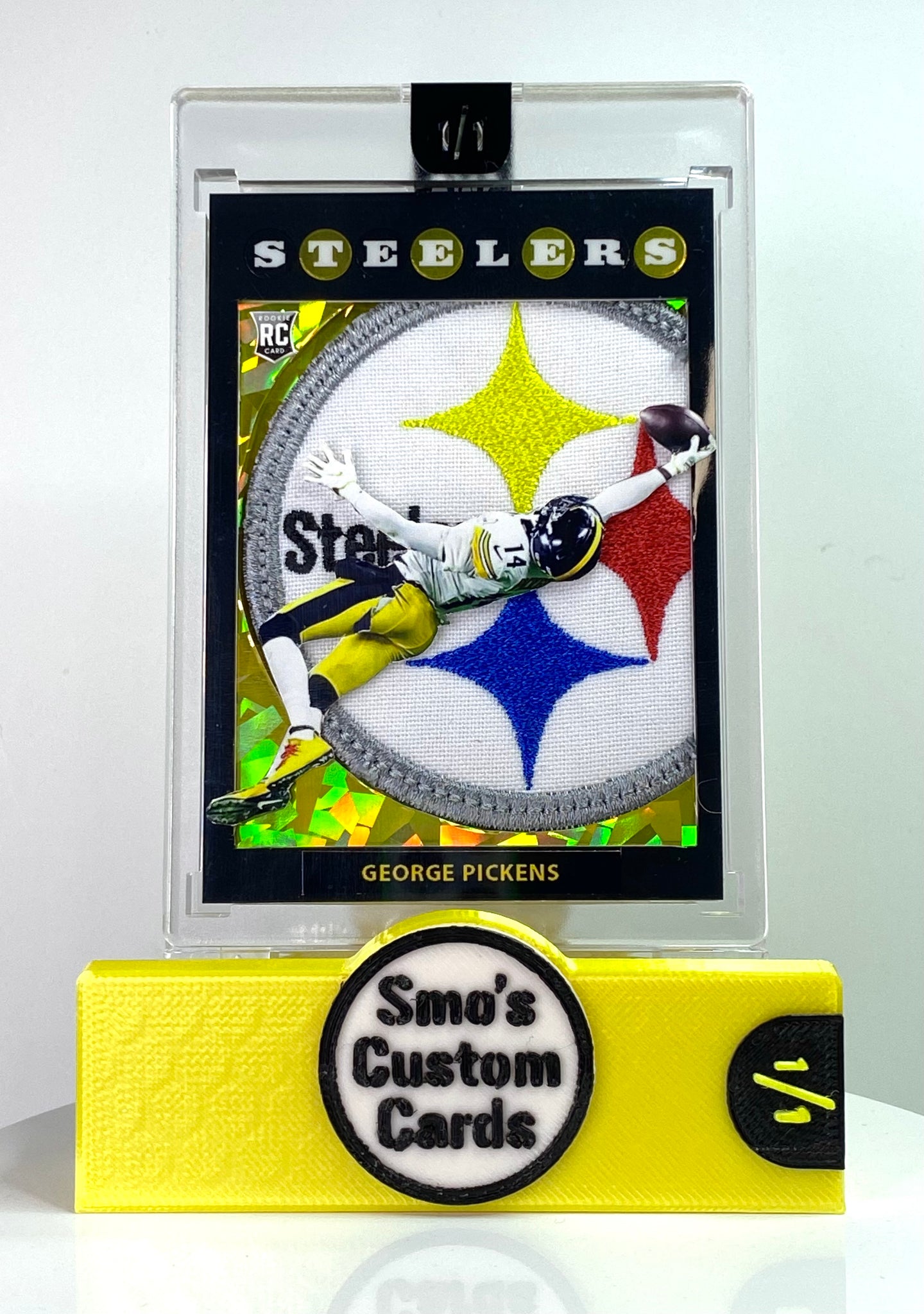 George Pickens 2008 Topps Chrome “The Catch” Steelers Patch 1/1