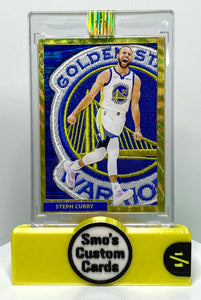 Steph Curry Gold Warriors Patch 1/1