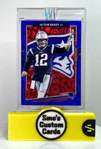 Tom Brady Optic Blue/Red Scope Patriots Patch 1/1