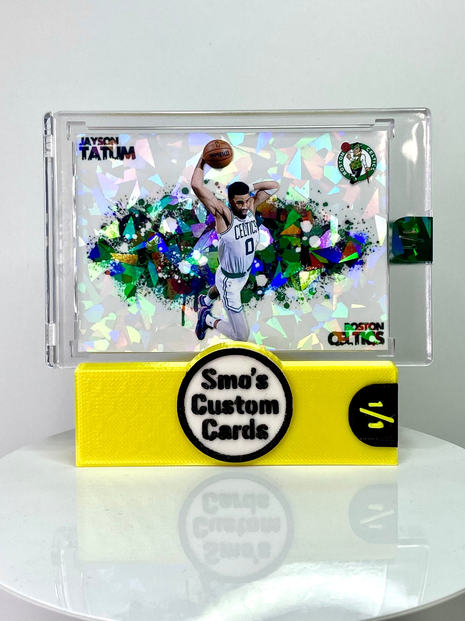 Jayson Tatum Showtime Dunk Celtics Cracked Ice Colorburst 1/1