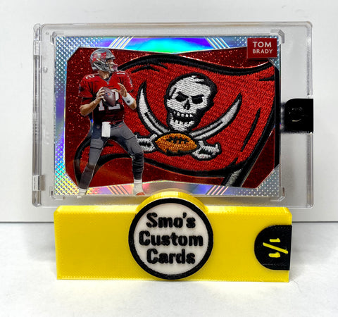 Tom Brady Holo Red Specks Bucs Team Patch 1/1