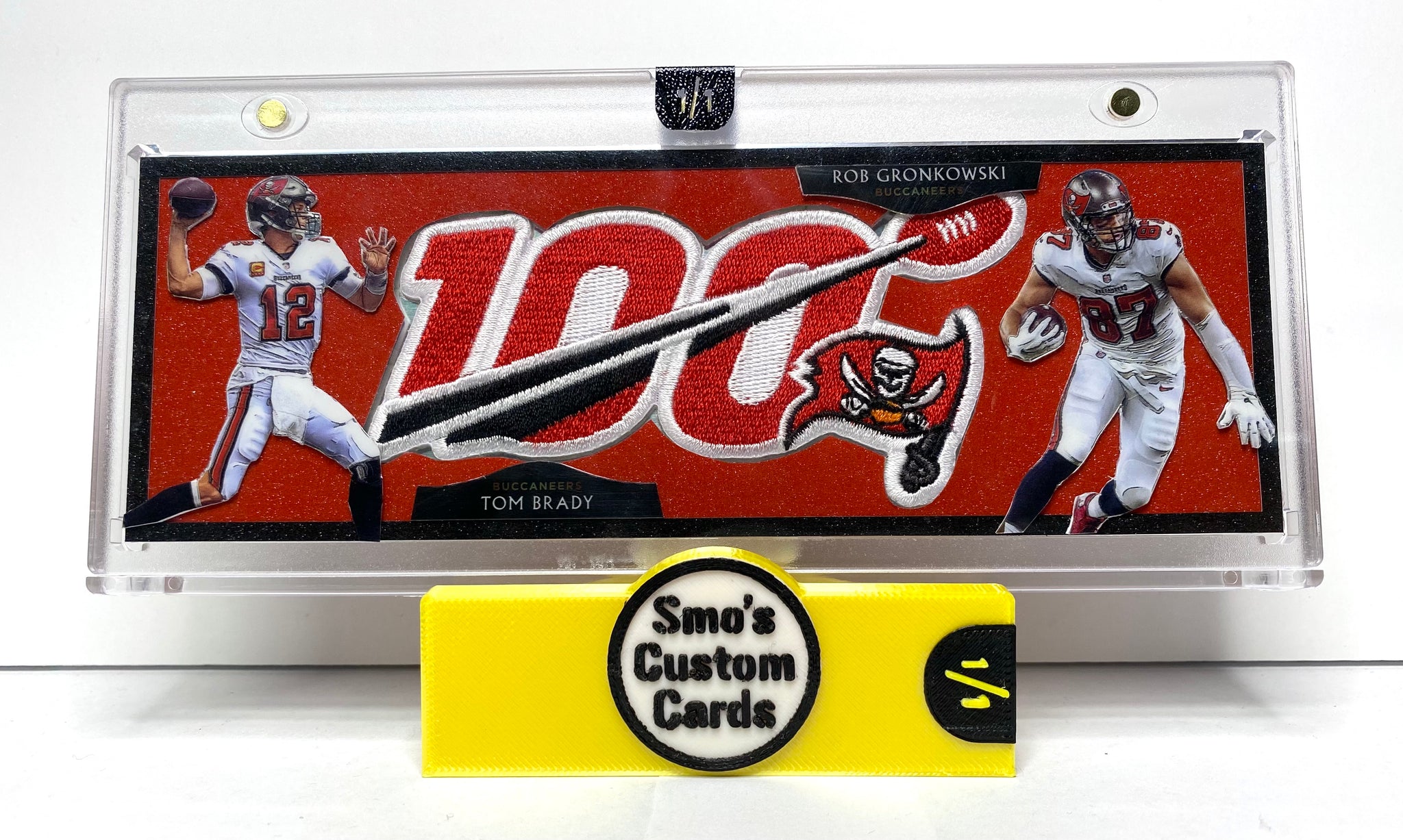 Tampa Bay Buccaneers Brady / Gronk Dual NFL 100th Patch 1/1