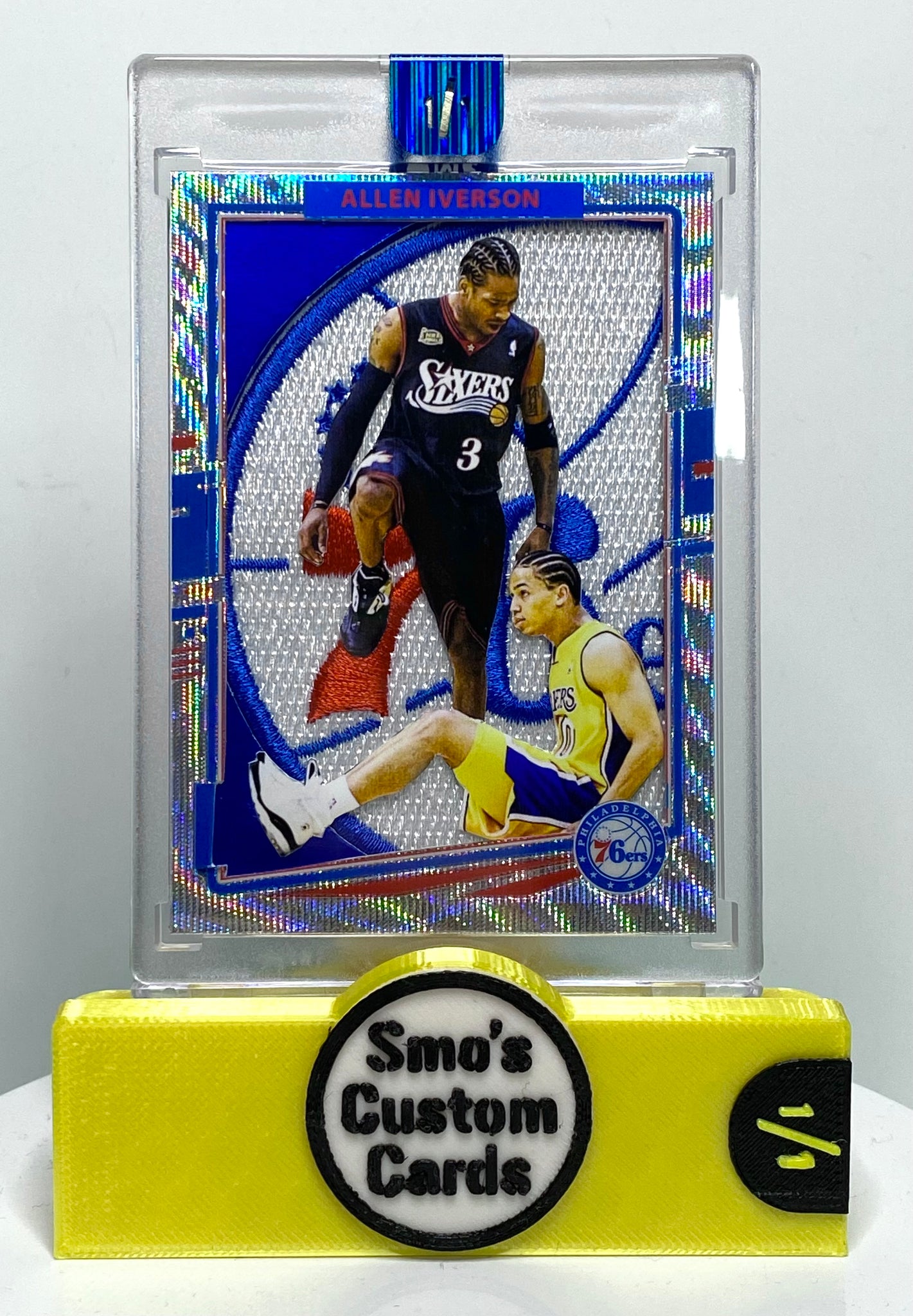 Allen Iverson “The Step Over” Optic Wave 76ers Patch 1/1