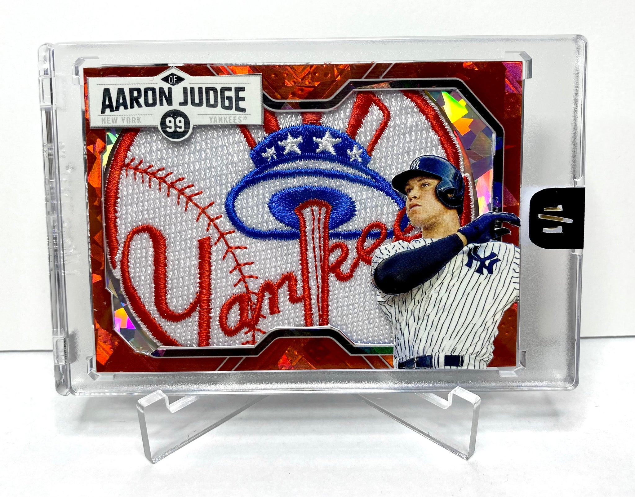 Aaron Judge Red Ice Yankee Patch Custom 1/1