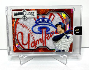 Aaron Judge Red Ice Yankee Patch Custom 1/1