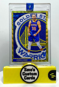 Steph Curry Gold Flex Warriors Patch 1/1