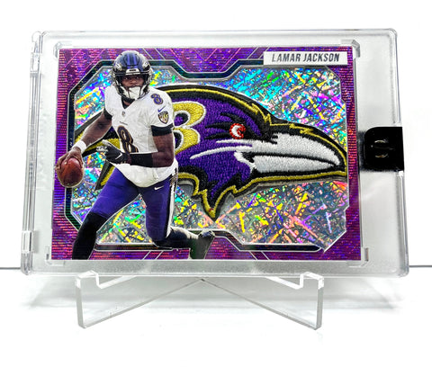 Lamar Jackson Purple Laser Team Patch 1/1