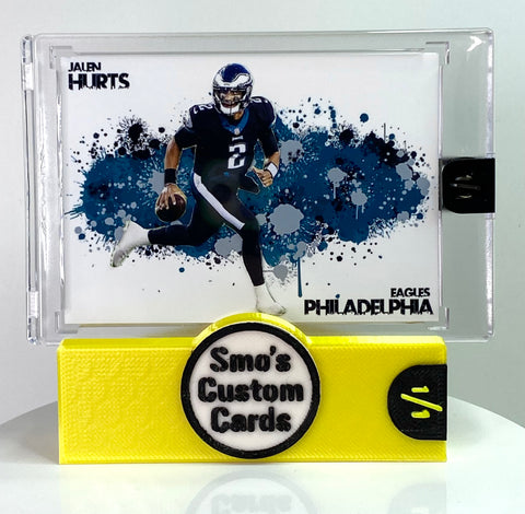 Jalen Hurts Eagles Paint Burst 1/1
