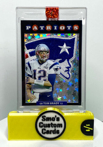 Tom Brady 2008 Topps Chrome Fired Up Patriots Patch 1/1