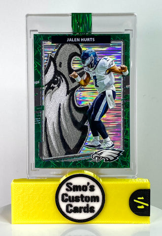 Jalen Hurts Optic Green Velocity Eagles Patch 1/1