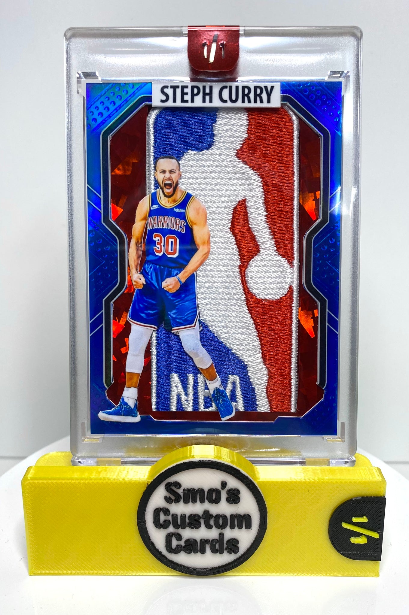 Steph Curry NBA All Time 3pt Record Breaker Logoman Patch 1/1