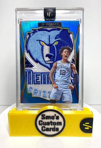 Ja Morant Light Blue Select Memphis Grizzlies Patch 1/1