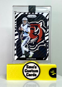 Joe Burrow White Tiger Stripe White Uniform Bengals Patch 1/1