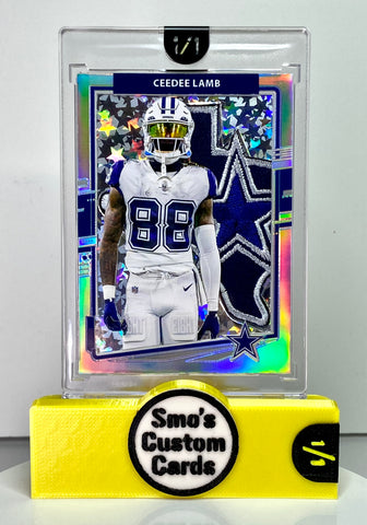 Ceedee Lamb Optic Holo Texas Cowboys Patch 1/1