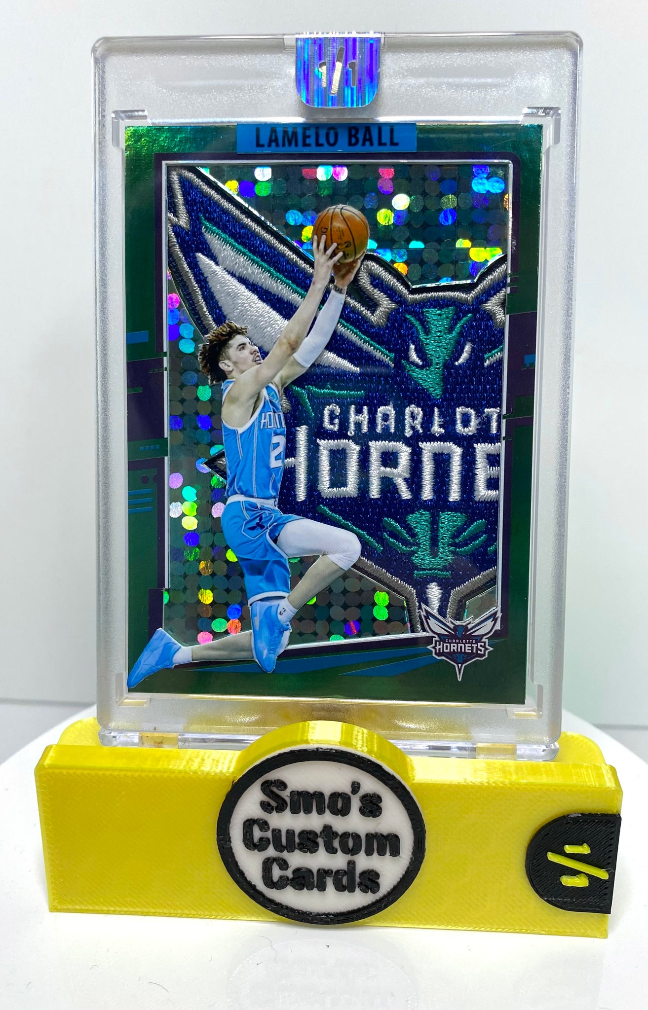 LaMelo Ball Teal Pulsar Charlotte Hornets Patch 1/1