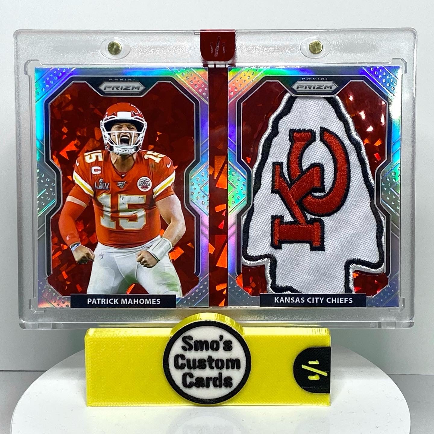 Patrick Mahomes Red Ice Chiefs Booklet 1/1