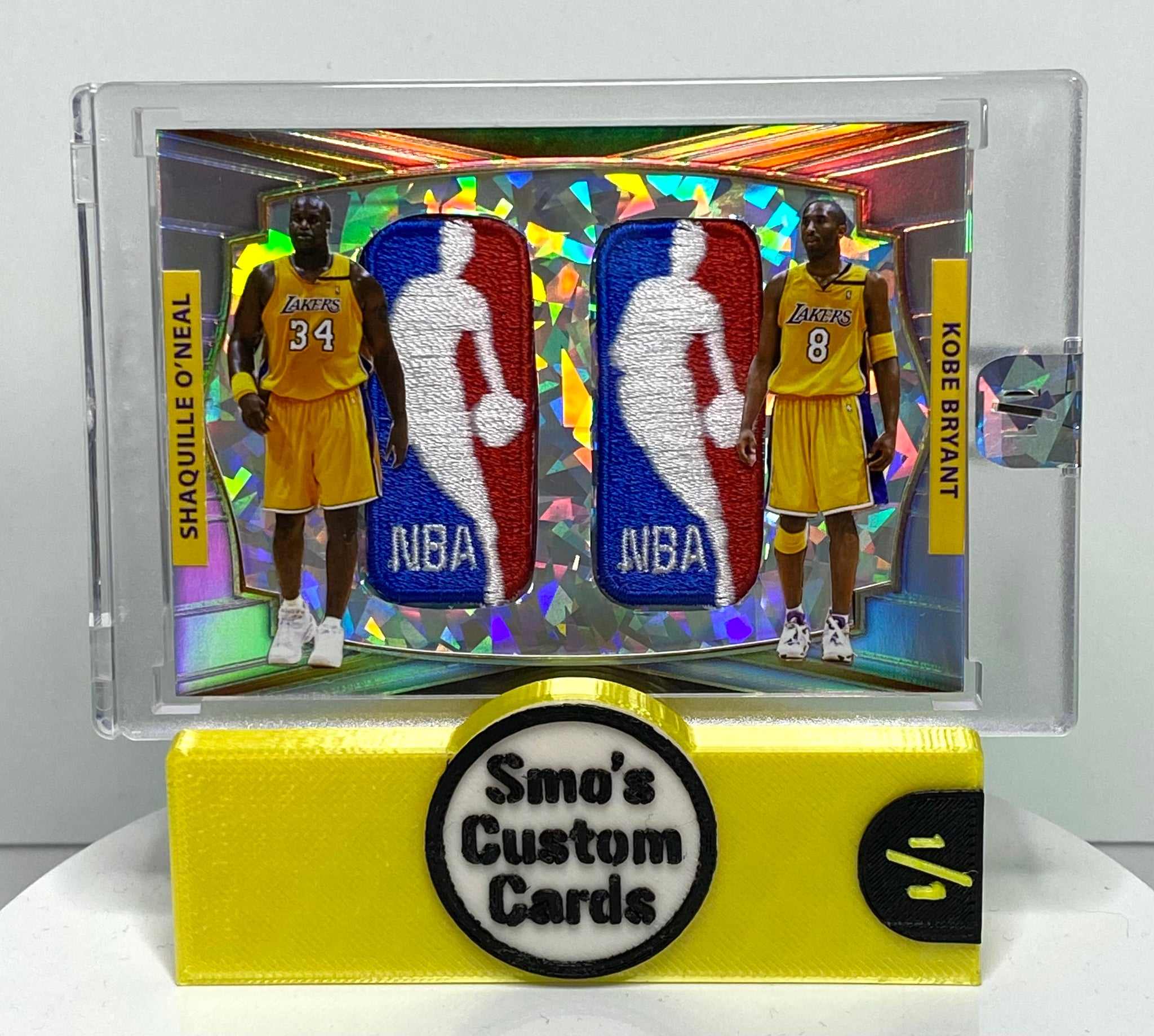 Shaq / Kobe Dual NBA Logoman Patch 1/1