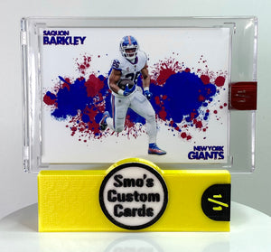 Saquon Barkley Paint Burst 1/1