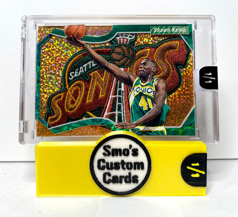 Shawn Kemp He’s On Fire Green Scope Sonics Patch 1/1